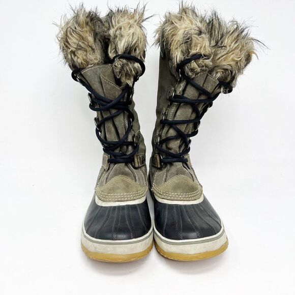 Sorel Womens Joan of Arctic 4241-K1371 Green Mid Calf Winter Boots Size US 7.5 - Picture 4 of 7